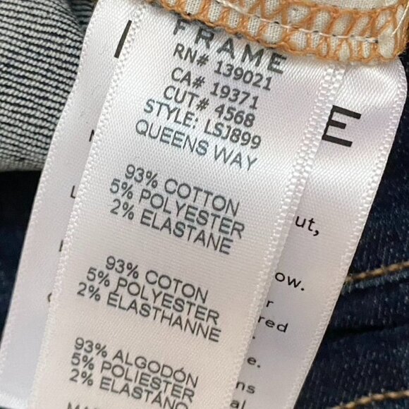 Frame Le Skinny De Jeanne Queens Way Sz 26 NWT - Picture 4 of 12
